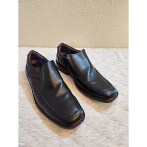Borelli Men's Black Smart Formal Slip-ons Elastic Panel Loafers Shoes‎ Size 12